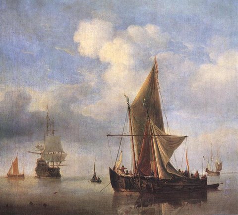 VELDE Willem van de the Younger Calm Sea