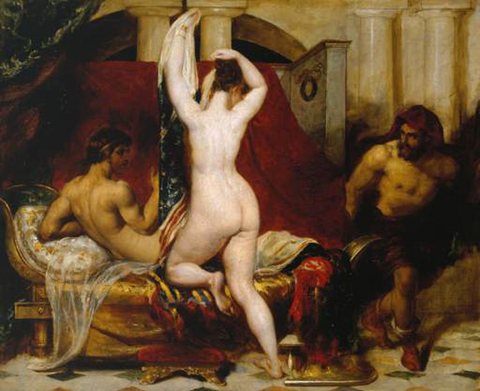 Candaules King of Lydia Shews his Wife by Stealth to Gyges One of his Ministers as S