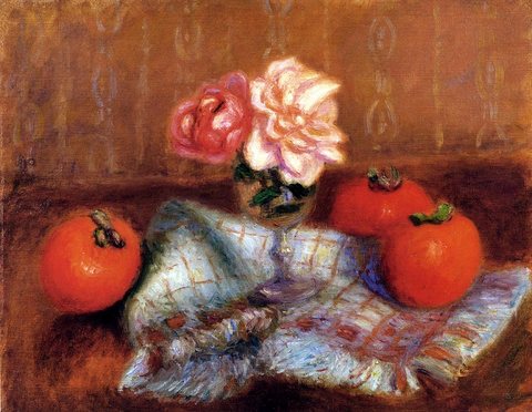 Roses And Persimmons