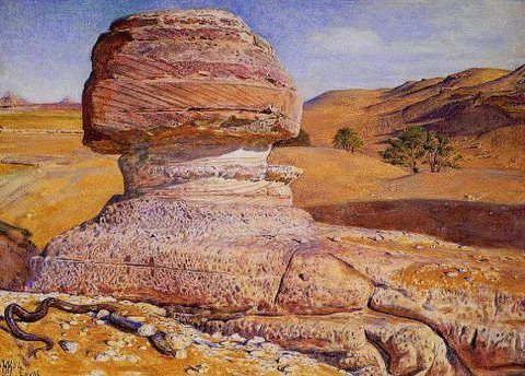 The Sphinx Gizeh Looking towards the Pyramids of Sakhara
