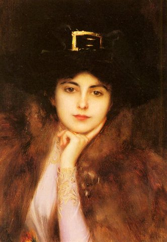 Portrait Of An Elegant Lady