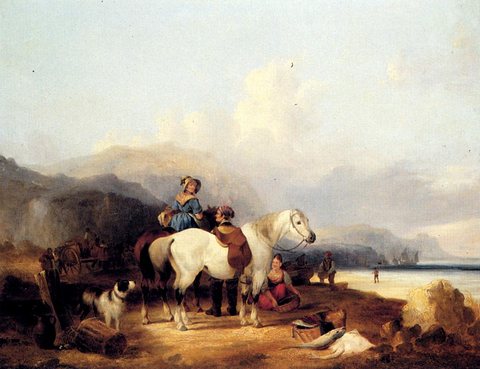 Shayer William Looking Out To Sea