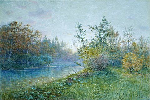 Mill Dam In Traunstein