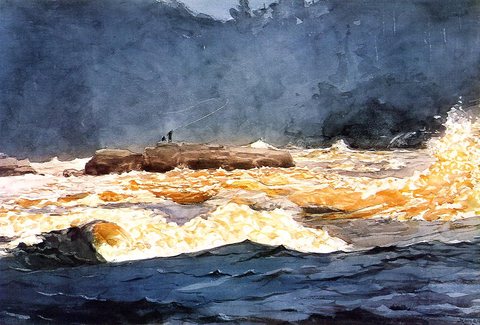 Fishing the Rapids Saguenay