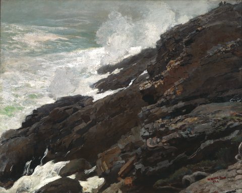 High Cliff Coast of Maine