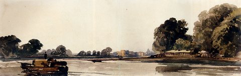Peter De Cookham On The Thames