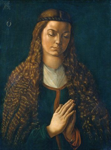 Албрехт Дюрер — Portrait of a Young Furleger with Loose Hair
