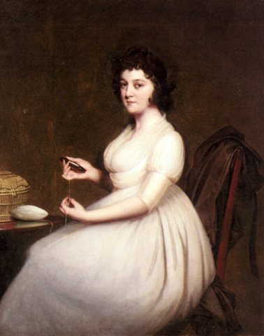 Wright Joseph Portrait Of Mrs Abney