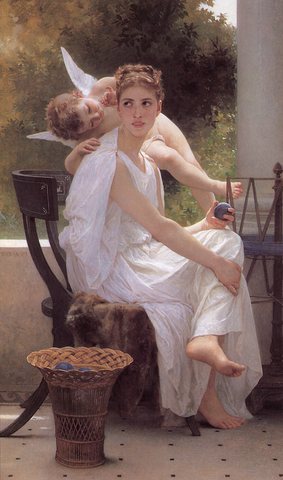 Bouguereau Work Interrupted