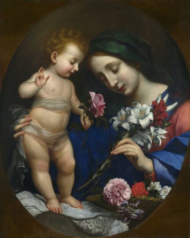 Carlo Dolci (1616-1686) (after) - The Virgin and Child with Flowers - NG934 - National Gallery.jpg