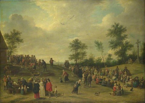 David Teniers II (1610-1690) (after) - A Country Festival near Antwerp - NG952 - National Gallery.jpg