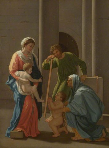 Nicolas Poussin (1594-1665) (after) - The Holy Family with Saints Elizabeth and John - NG1422 - National Gallery.jpg