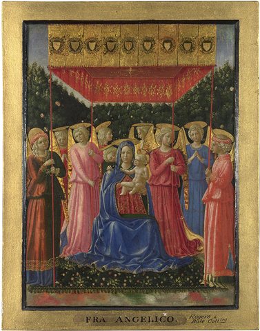 Probably by Gozzoli - The Virgin and Child with Angels, about 1447-50.jpg
