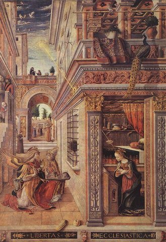 Carlo Crivelli - Annunciation with St Emidius - WGA05780.jpg