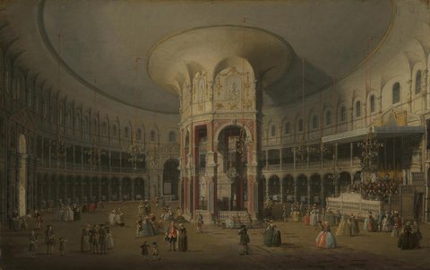 London: Interior of the Rotunda at Ranelagh