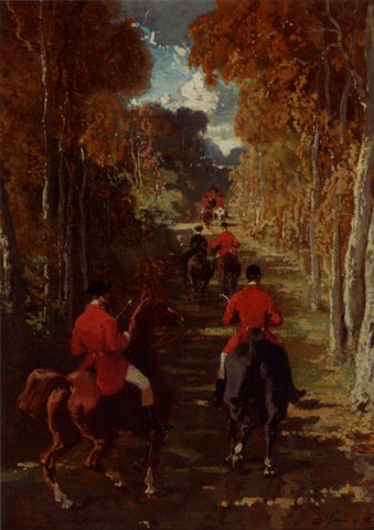 Dreux Alfred de Le Depart Pour La Chasse