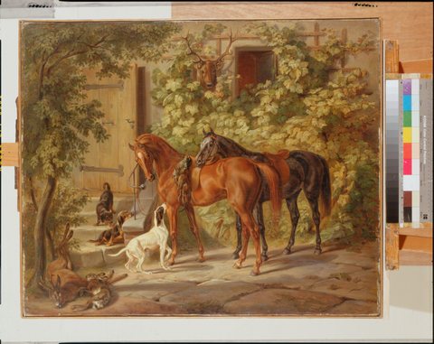 Horses at the Porch