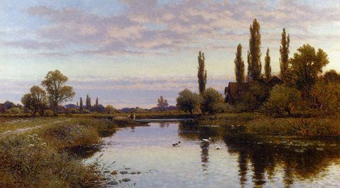 Glending Alfred Augustus The Reed Cutter