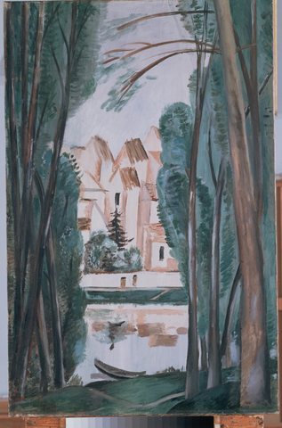 Landscape with a Boat at the Bank