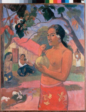 Woman Holding a Fruit (Eu haere ia oe)
