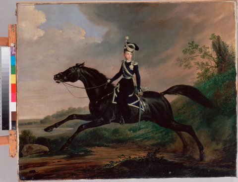 Equestrian Portrait of Grand Prince Alexander Nikolayevich