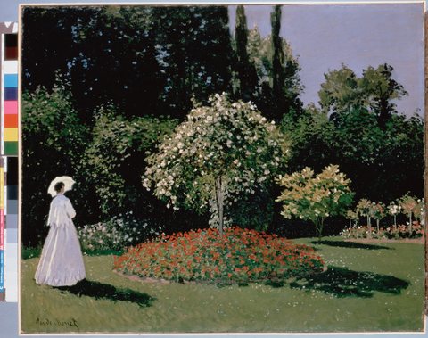 Woman in the Garden. Sainte-Adresse