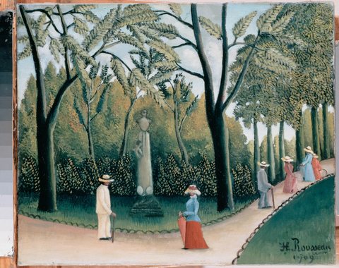 The Luxembourg Gardens. Monument to Shopin