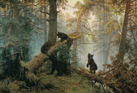 Ivan Shishkin — Morning in a Pine Forest