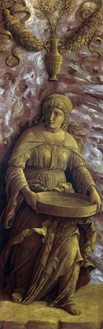 The Vestal Virgin Tuccia with a sieve