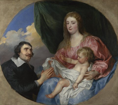 The AbbГ© Scaglia adoring the Virgin and Child