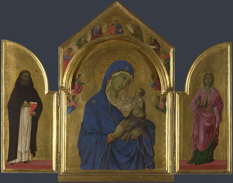 The Virgin and Child with Saints Dominic and Aurea