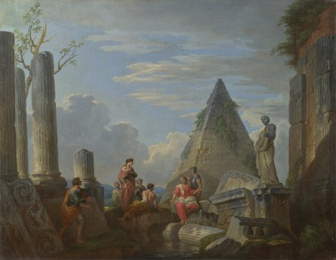 Roman Ruins with Figures