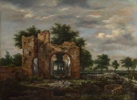 A Ruined Castle Gateway