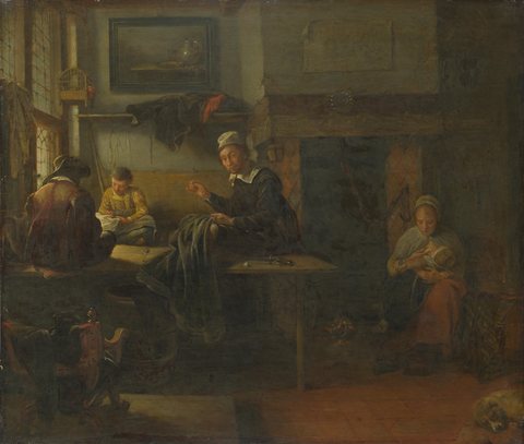 Interior of a Tailor's Shop