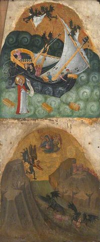 Dalmatian School - Helsinus saved from a Shipwreck and A French Canon drowned by Devils - NG4250.4 - National Gallery.jpg