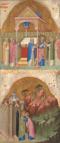Dalmatian School - Saint Joachim's Offering rejected and The Meeting at the Golden Gate - NG4250.2 - National Gallery.jpg