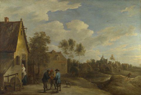 David Teniers (II) - A View of a Village.jpg