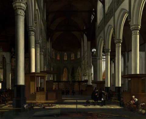 The Interior of the Oude Kerk, Amsterdam A10031.jpg