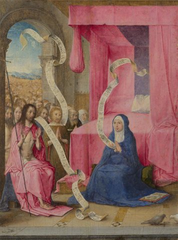 Christ appearing to the Virgin