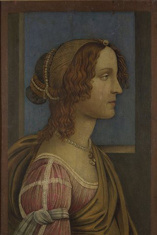 Botticelli - A Lady in Profile, about 1490.jpg