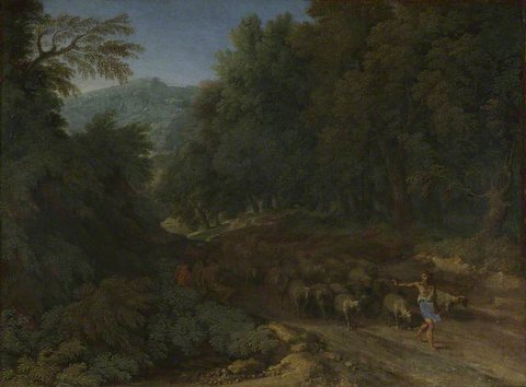 Gaspard Dughet (1615-1675) - Landscape with a Shepherd and his Flock - NG68 - National Gallery.jpg