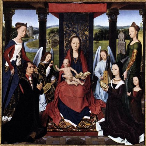 Hans Memling - The Donne Triptych (centre panel) - WGA14887.jpg