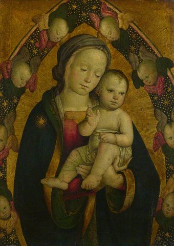Italian (Umbrian) School - The Virgin and Child in a Mandorla with Cherubim - NG702 - National Gallery.jpg