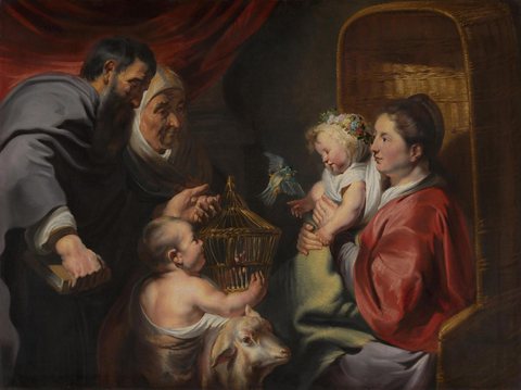 The Virgin and Child with Saint John and his Parents