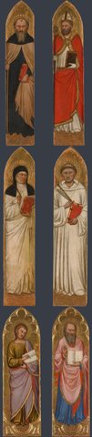 Jacopo di Cione and workshop The Littleton Pilaster Saints 1365-70 London NG.jpg