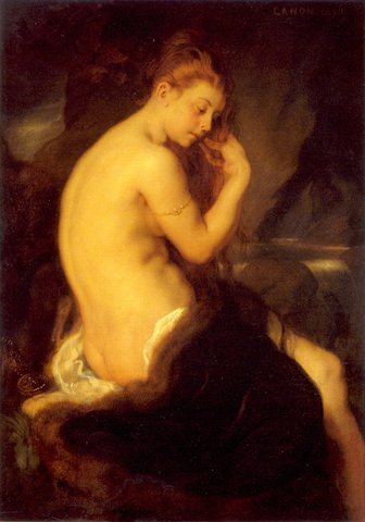 canon hans sitzende venus mit pelzmantel