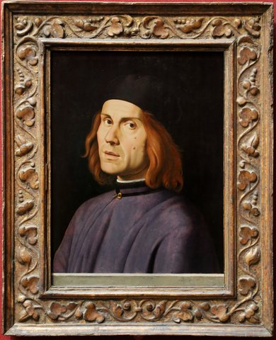 Lorenzo costa, ritratto di battista fiera, 1507-08.jpg