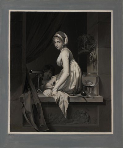 A Girl at a Window