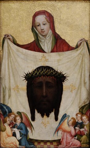 St. Veronica with the Holy Kerchief - Meister der Heiligen Veronika.jpg
