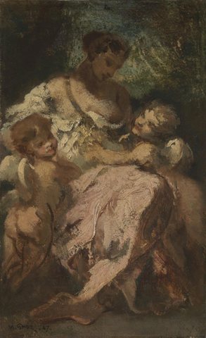 Venus and Two Cupids